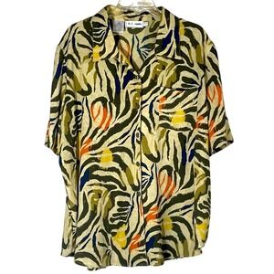 Womans Abstract‎ Buttondown Shirt Plus Size 20W